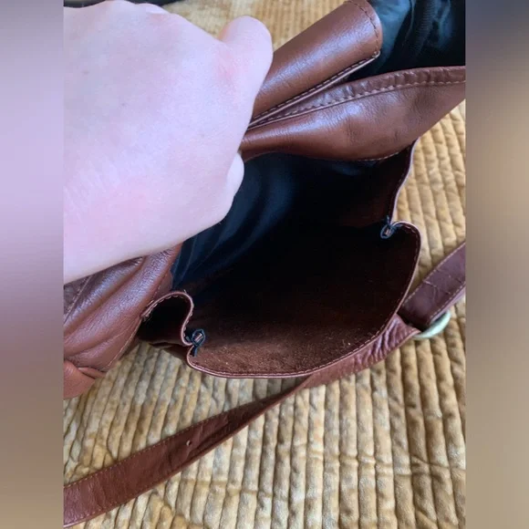 vtg 90s HOBO International Messenger Organizer - Picture 7 of 14